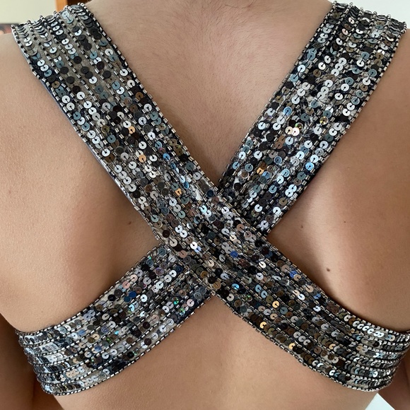 Dave & Johnny formal sequin gown GORGEOUS. EUC. - Picture 6 of 6